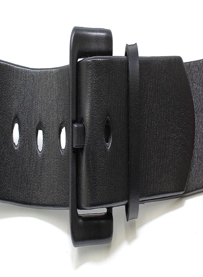 BC Belts Metal Free Full Grain Leather Belt - Hypoallergenic No Nickel and TSA Approved (Black-XL) - Image 5